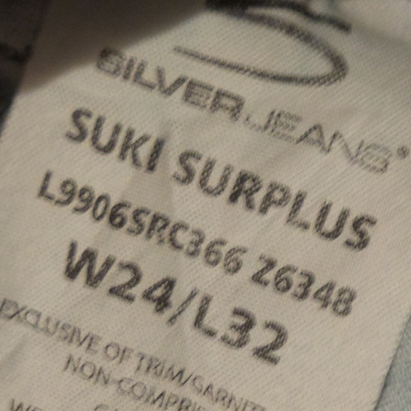 Silver Suki Surplus Bootcut & NWT Mavi Mia Jeans BUNDLE - Picture 6 of 12